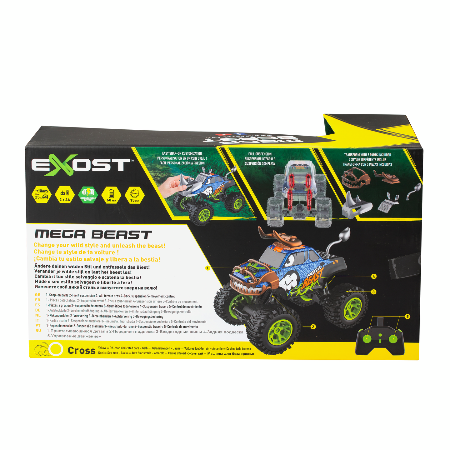 Exost Mega Beast radio-ohjattava-auto