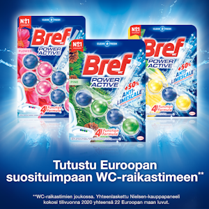 Bref Power Active wc-raikastin 50g Pine