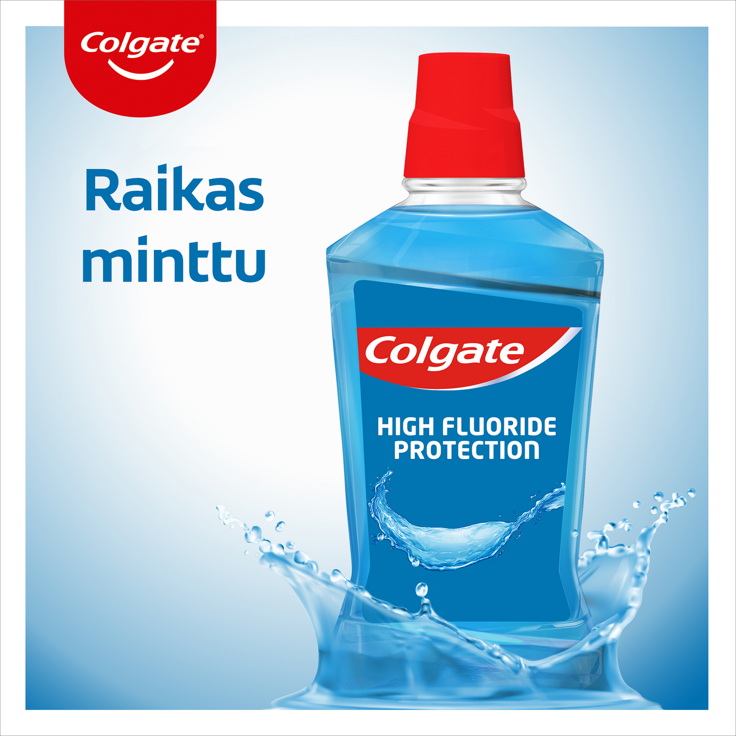 Colgate High Fluoride Protection suuvesi 500ml