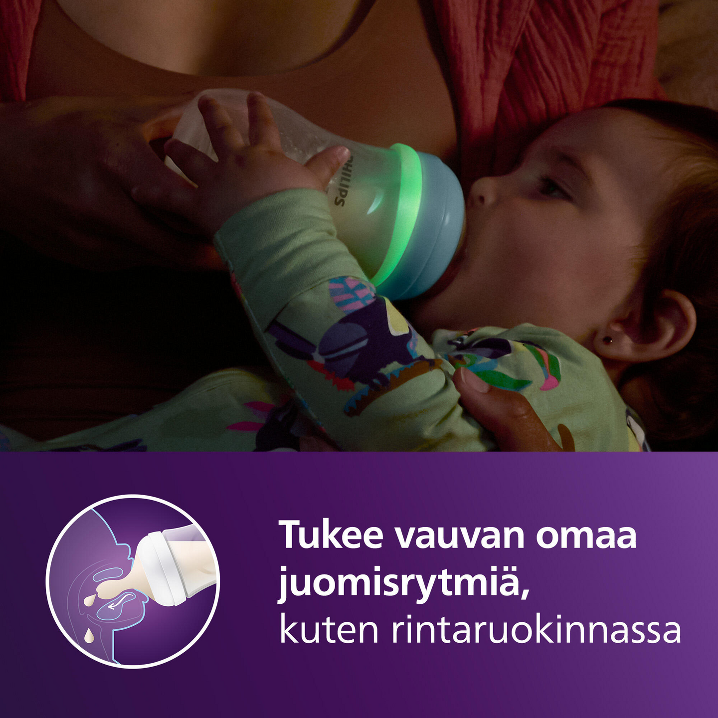 Avent Natural yötuttipullo 125ml