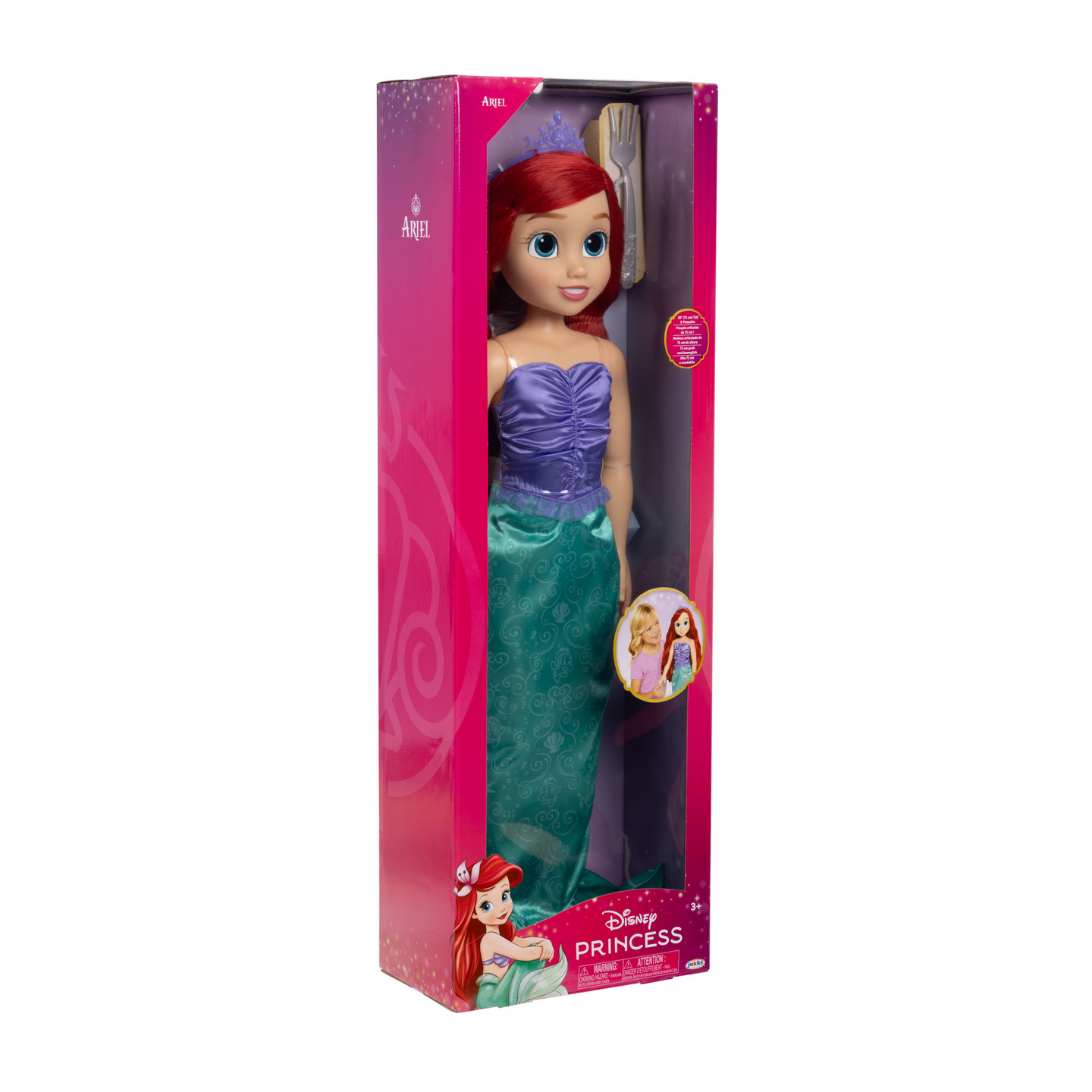 Disneys Princess Ariel nukke 71 cm