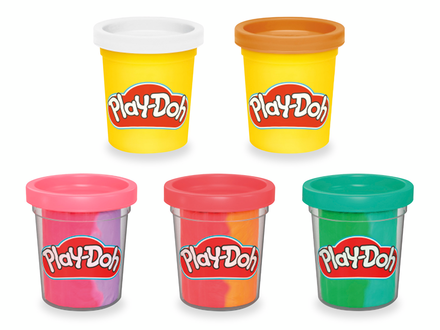 Play-Doh Rainbow Swirl Ice Cream leikkisetti