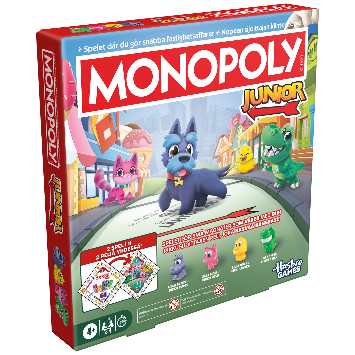 Monopoly Junior 2 In 1 Refresh SE/FI