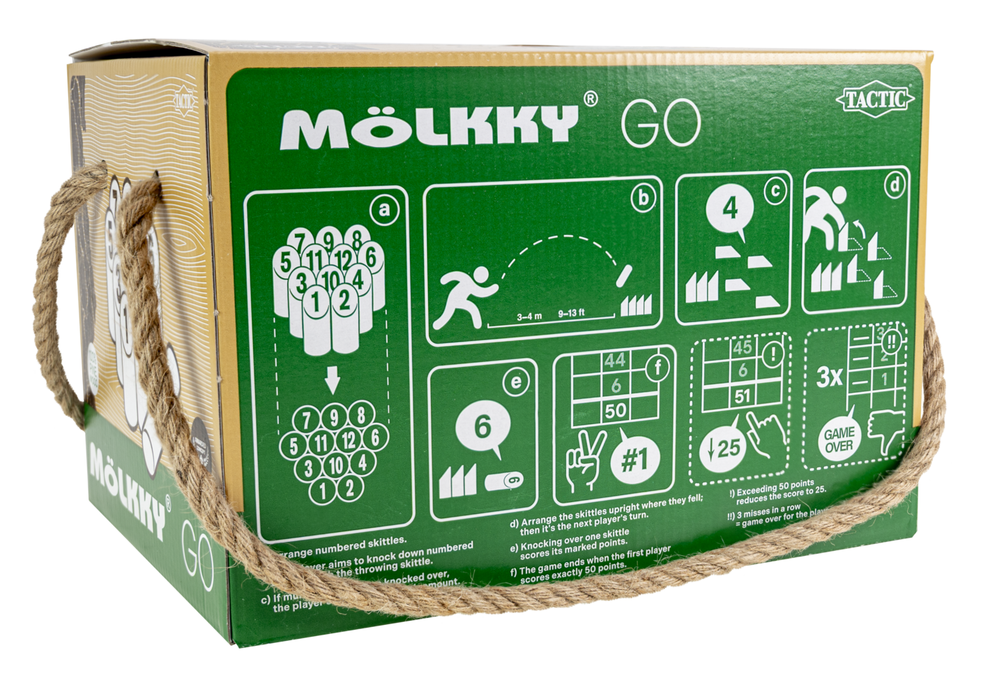 Tactic Mölkky® GO ulkopeli