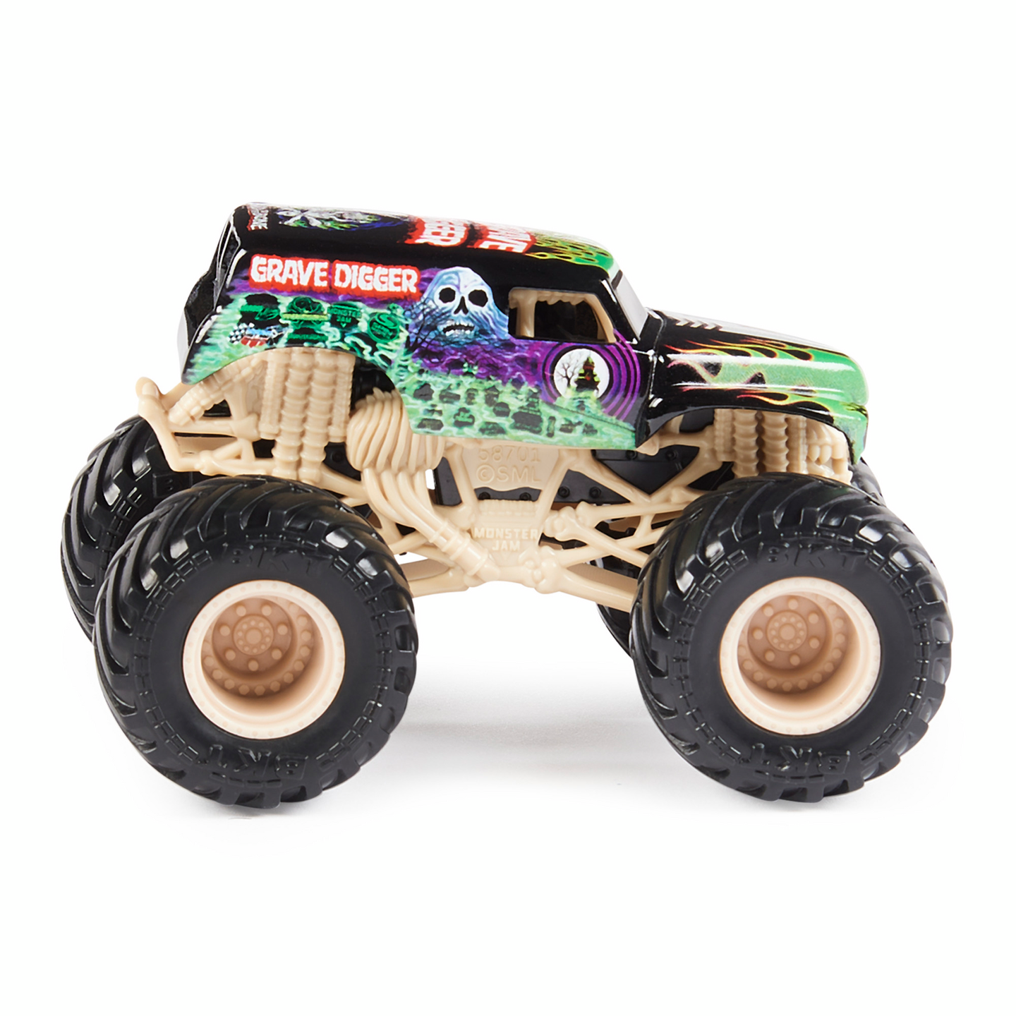 Monster Jam 1:64 Metal, otteluautopari, 2kpl./pakkaus
