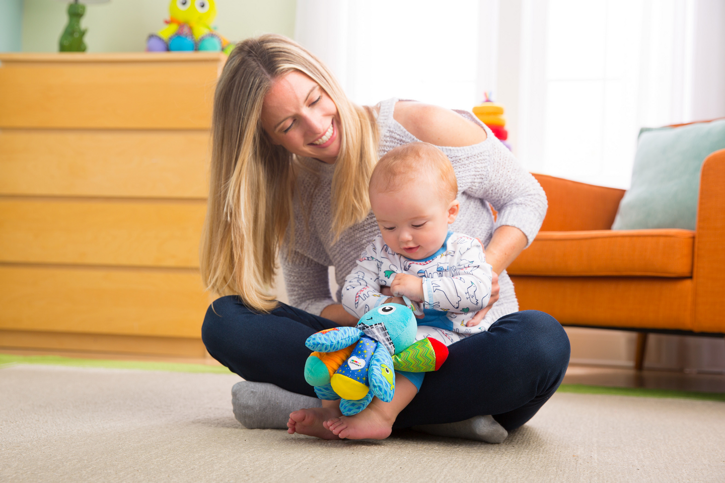 Lamaze Salty Sam Clip&Go pehmohahmo