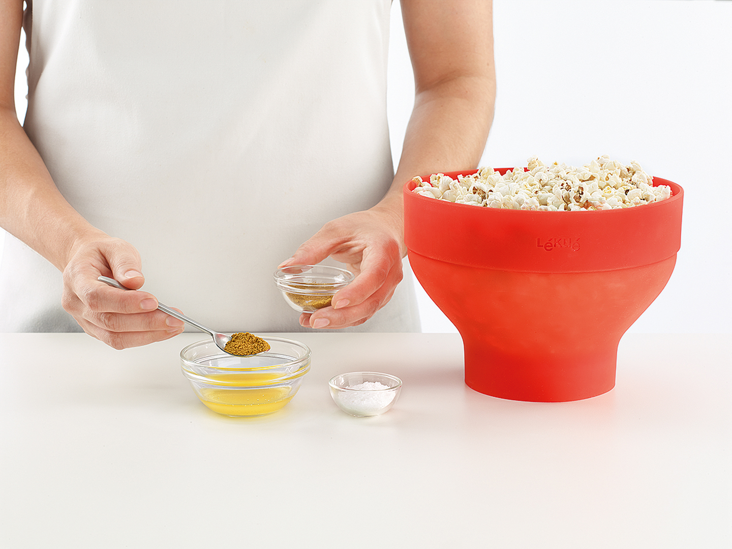 Lekue PopCorn -mikroastia pun