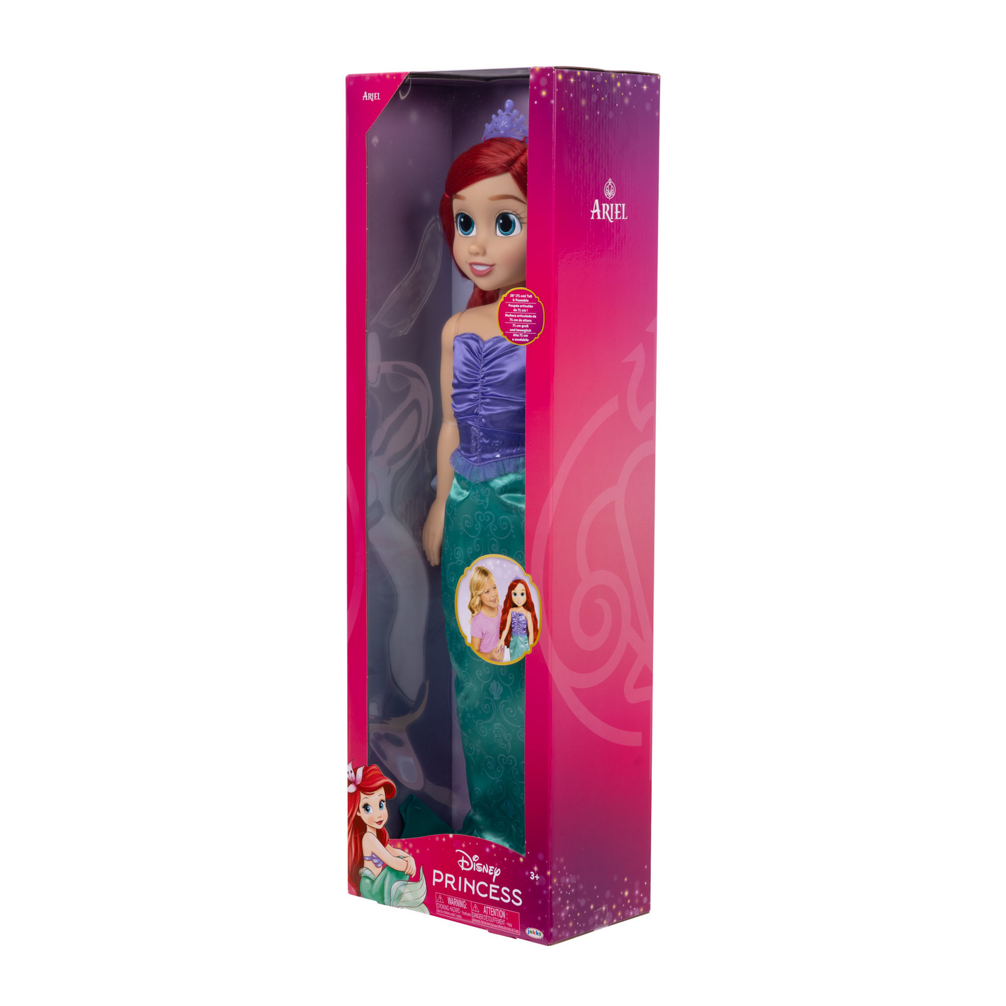 Disneys Princess Ariel nukke 71 cm