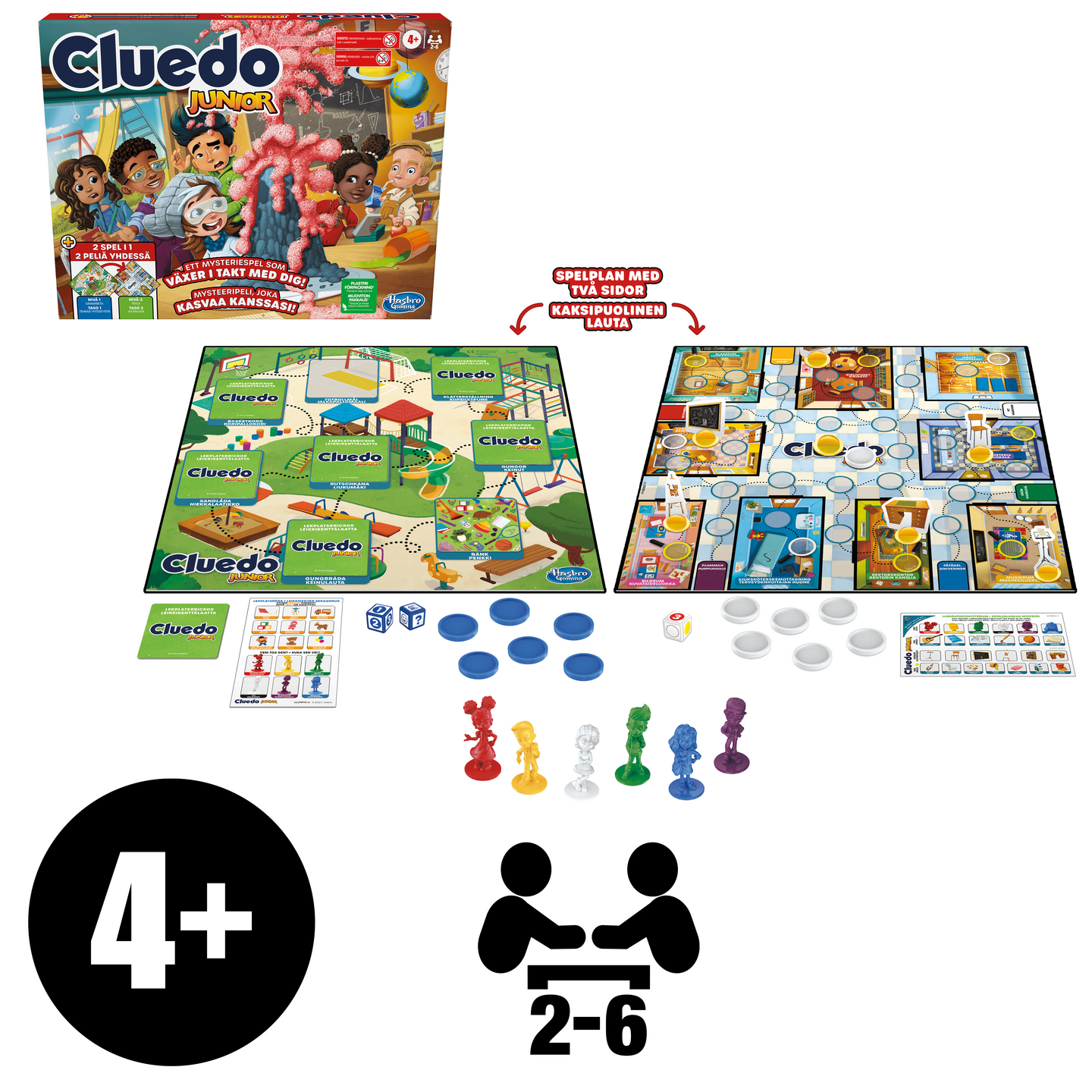 Cluedo Junior -lautapeli (FI)