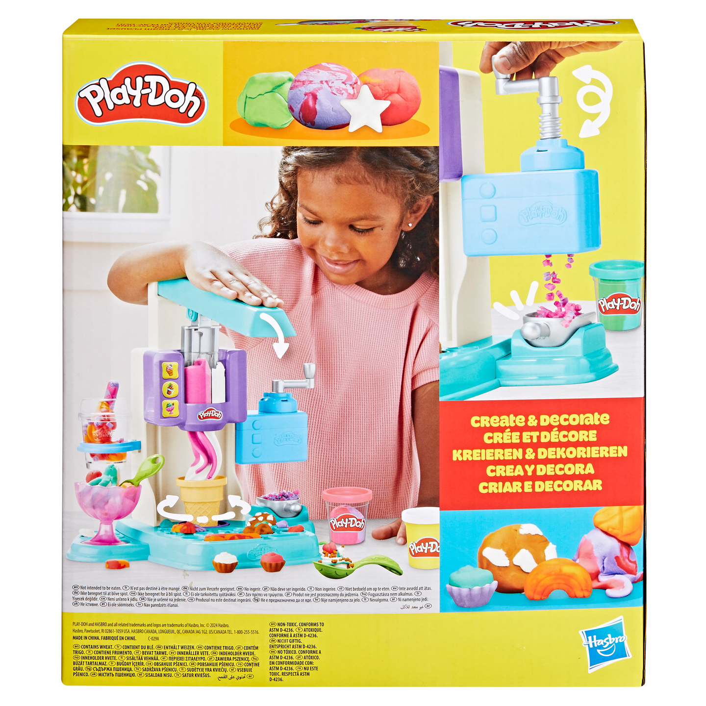 Play-Doh Rainbow Swirl Ice Cream leikkisetti