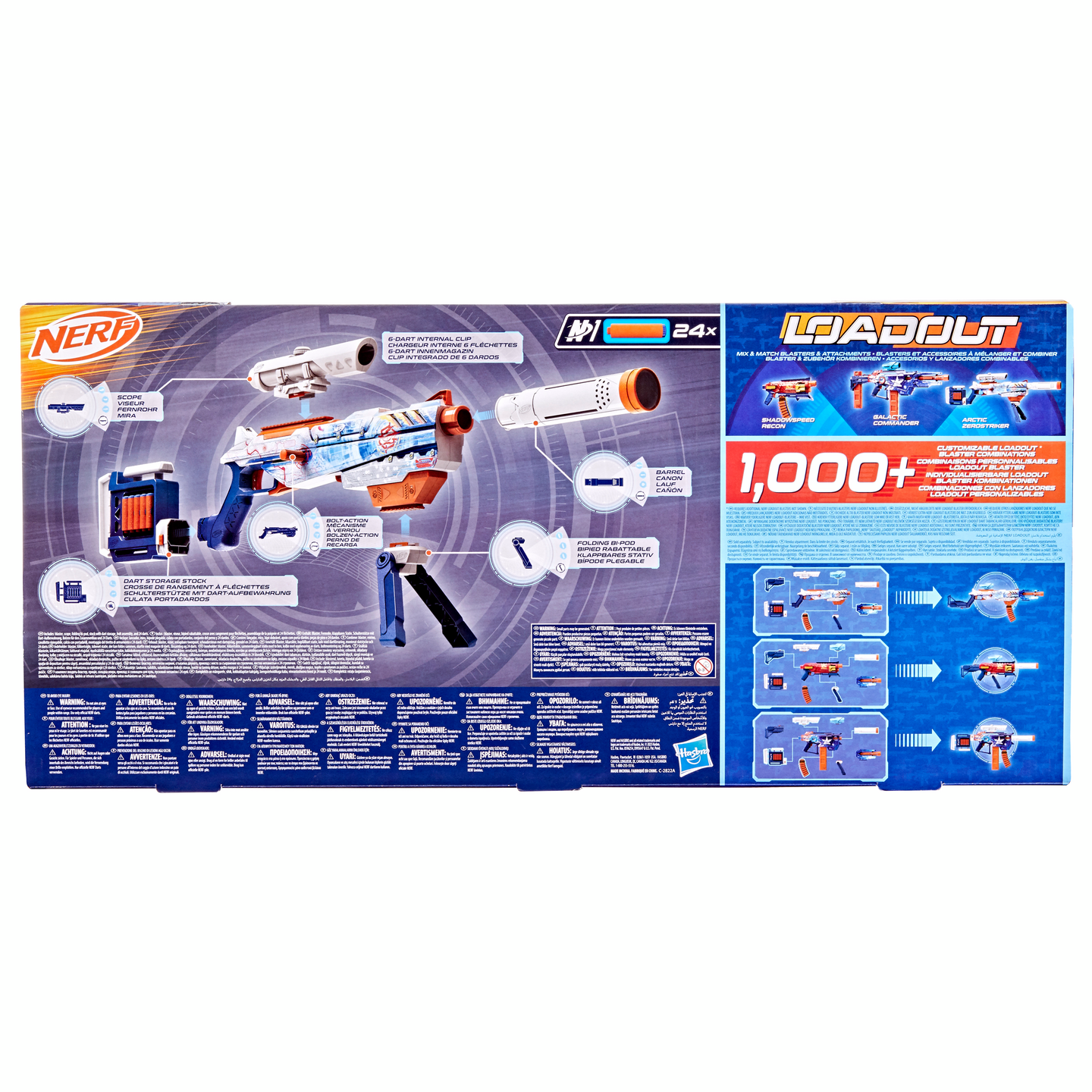 NERF LoadOut Arctic Zerostriker