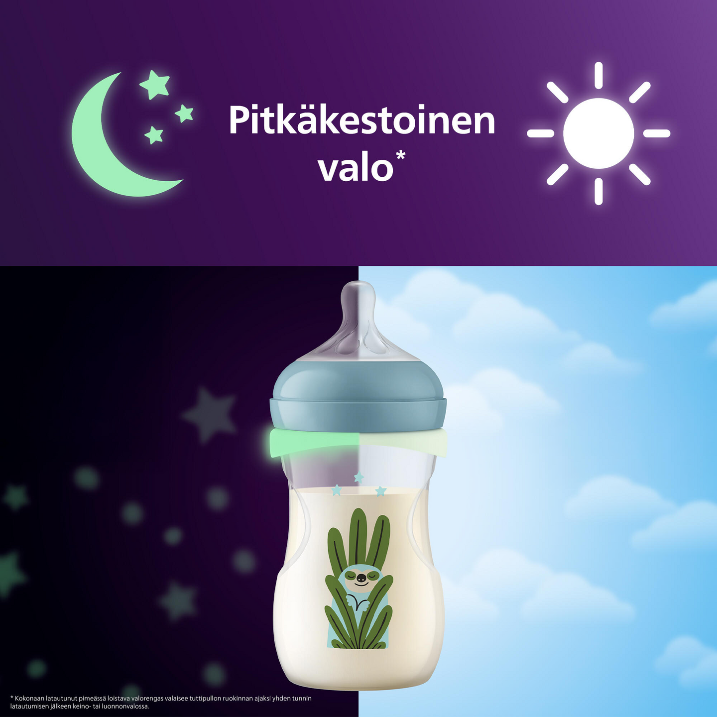 Avent Natural yötuttipullo 125ml