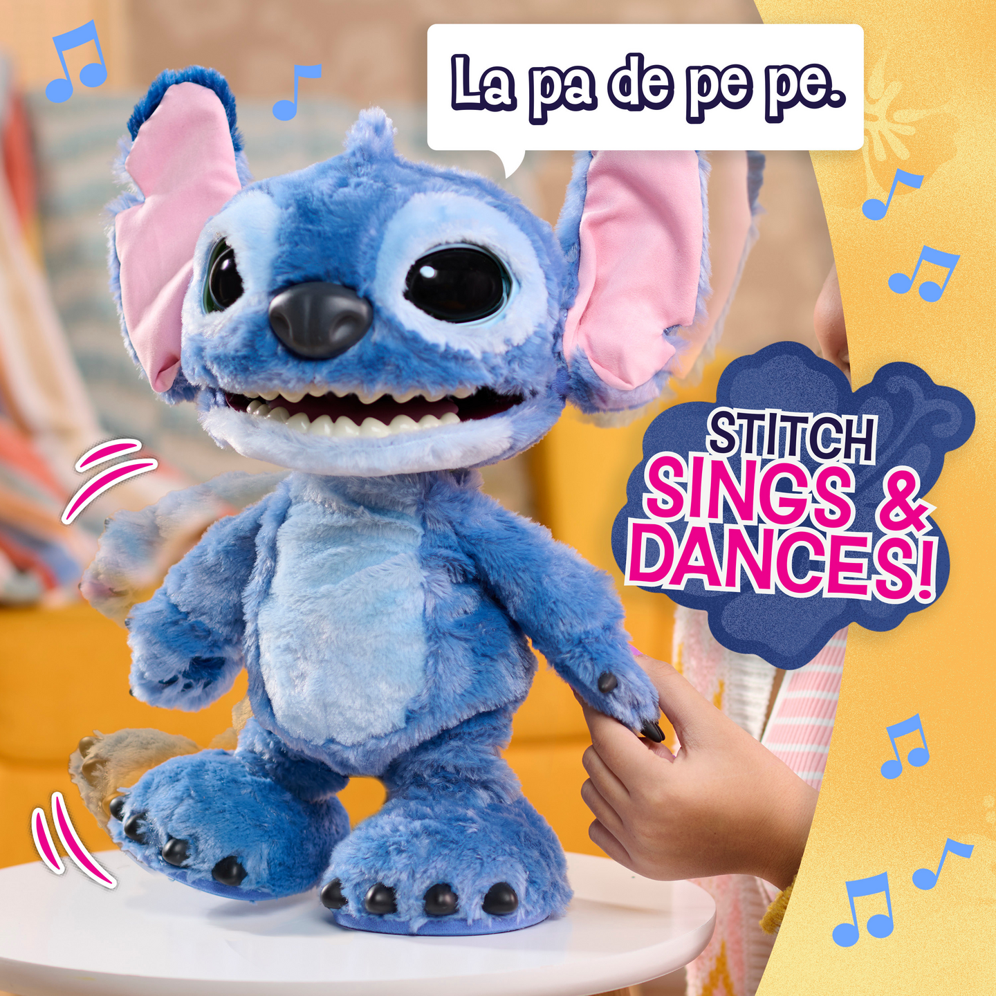 Disney Stitch Toimintopehmo Stitch 34cm