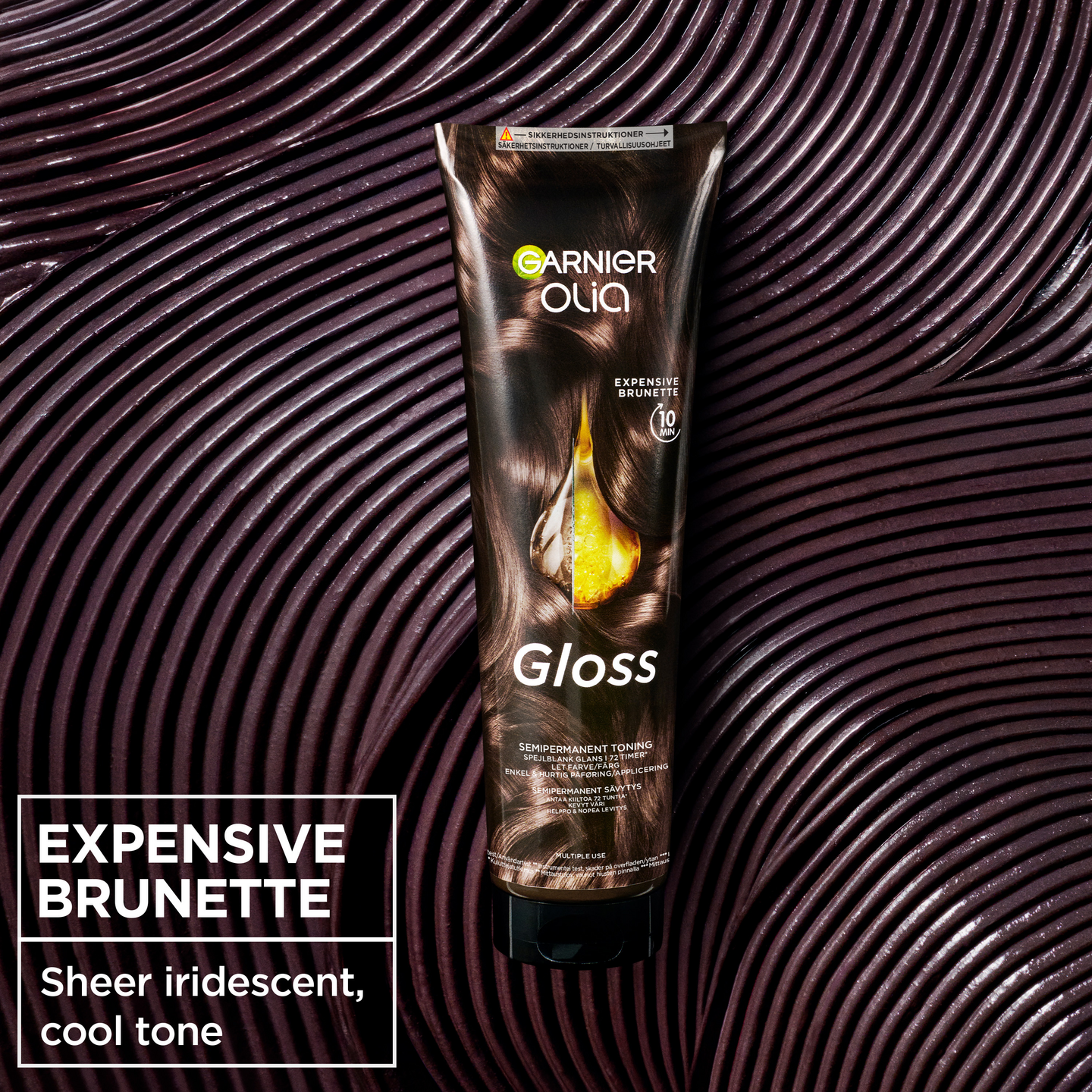 Garnier Olia Gloss kiiltoa antava sävynaamio 150ml Expensive Brunette