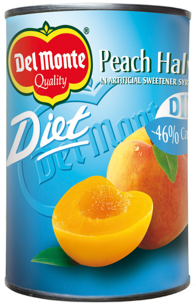Del Monte Persikanpuolikkaita Diet vedessä makeutusaineella 400g/235g