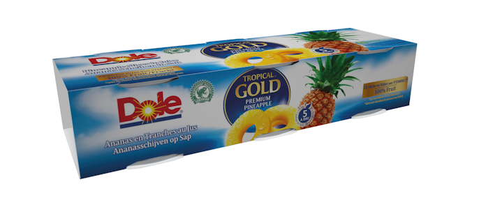 Dole Tropical Gold ananasviipaleita mehussa 3x227g/139g RFA