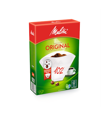 Melitta 102/80 valkoinen suodatinpaperi