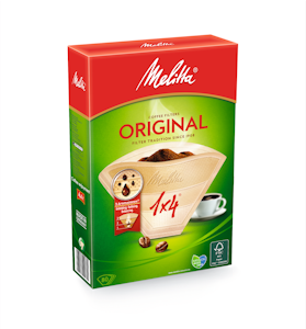 Melitta 1x4/80 ruskea suodatinpaperi