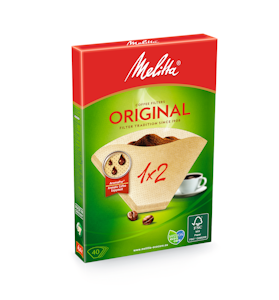 Melitta 1x2/40 ruskea suodatinpaperi