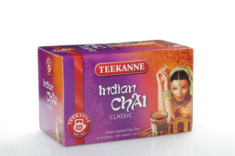 Teekanne 20x2g Indian Chai mustatee