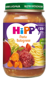 HiPP Luomu pasta bolognese 250g 15kk