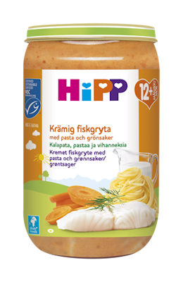 HiPP Kalapata pastaa ja vihanneksia 250g 12kk