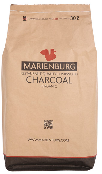 Marienburg ravintolalaatuinen grillihiili 30 l  100% tervaleppä
