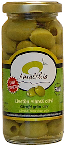 Amalthia vihreä kivetön oliivi 260/130 g