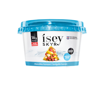 Isey Skyr mansikka-banaani laktoositon 170g