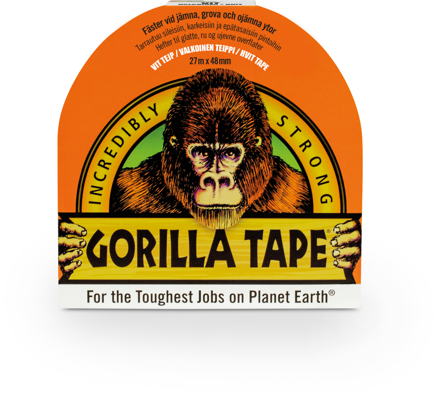Gorilla teippi valkoinen 27m