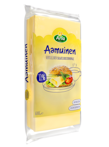 Arla aamuinen sulatejuustoviipale 11% 600g