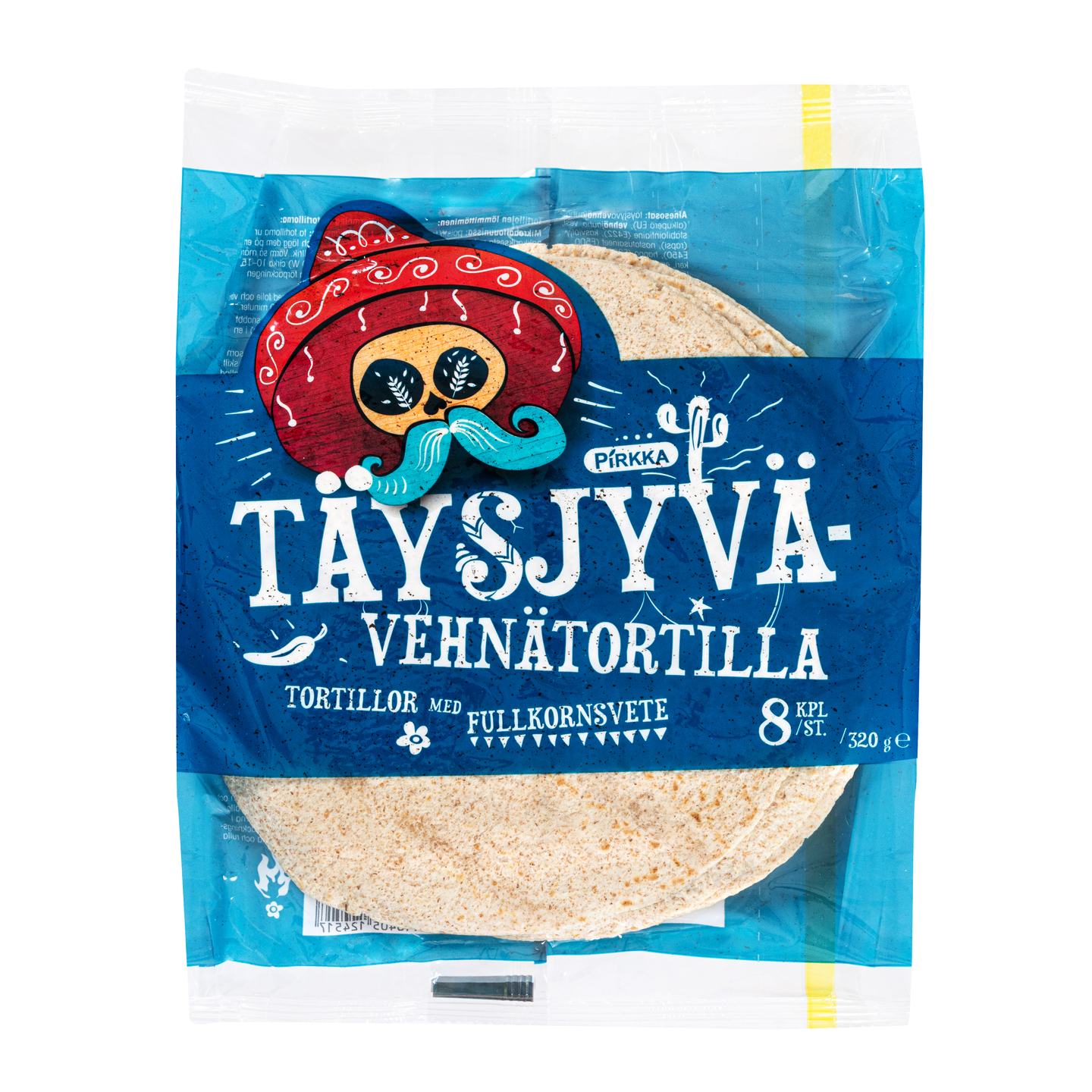 Pirkka täysjyvävehnätortilla 8kpl/320g