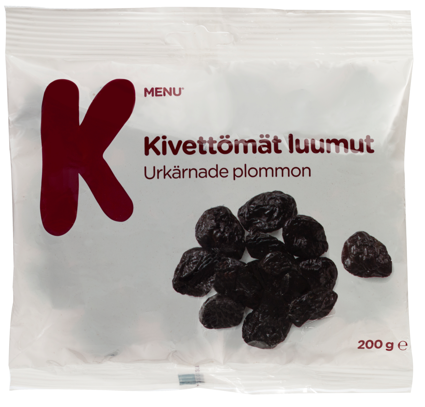 K-Menu kivettömät luumut 200g