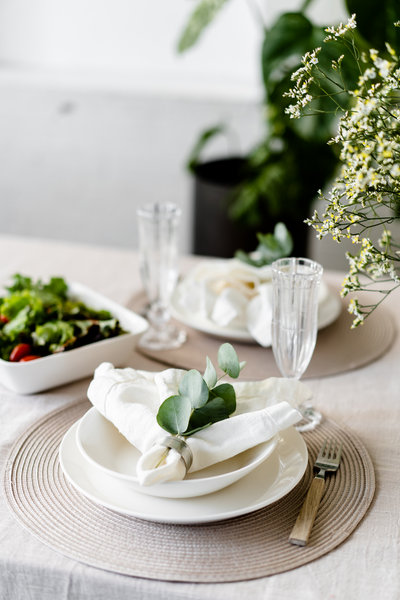 Koti tarjoilulautanen 13 x 35 cm valkoinen