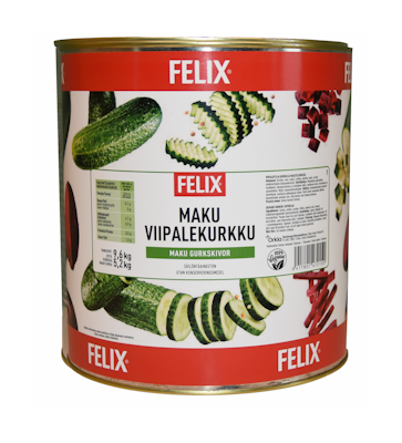 Felix Maku viipalekurkku 9,6kg/5,2kg