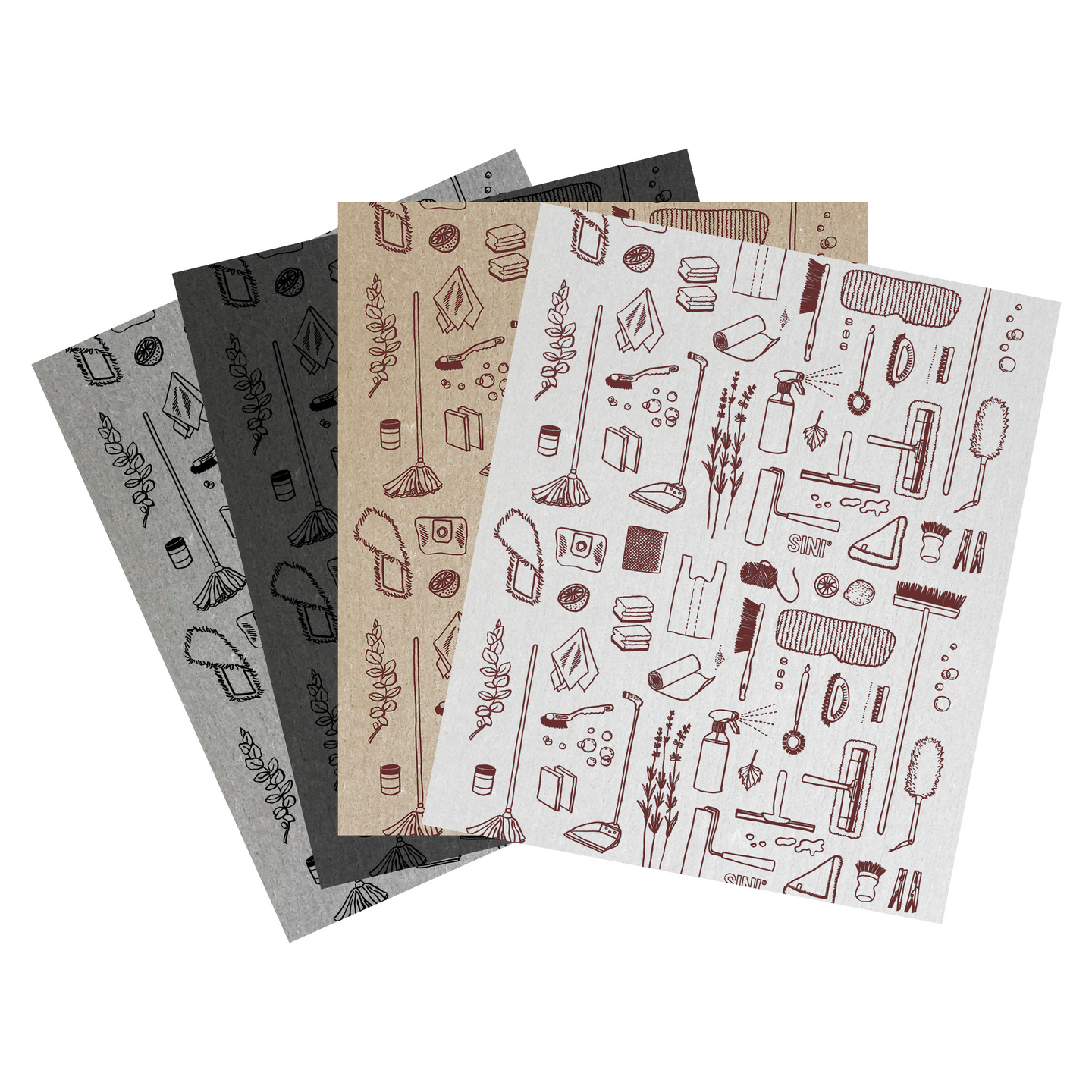 Sini sieniliina 8 kpl