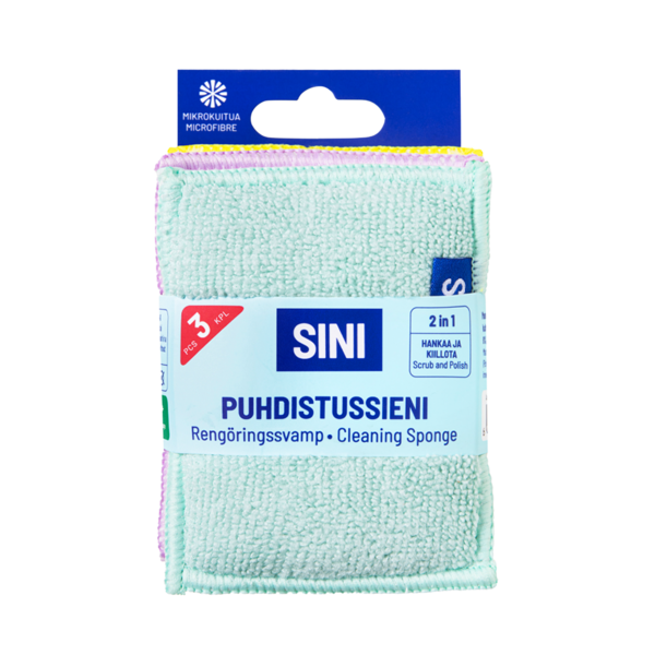 Sini puhdistussieni 3 kpl