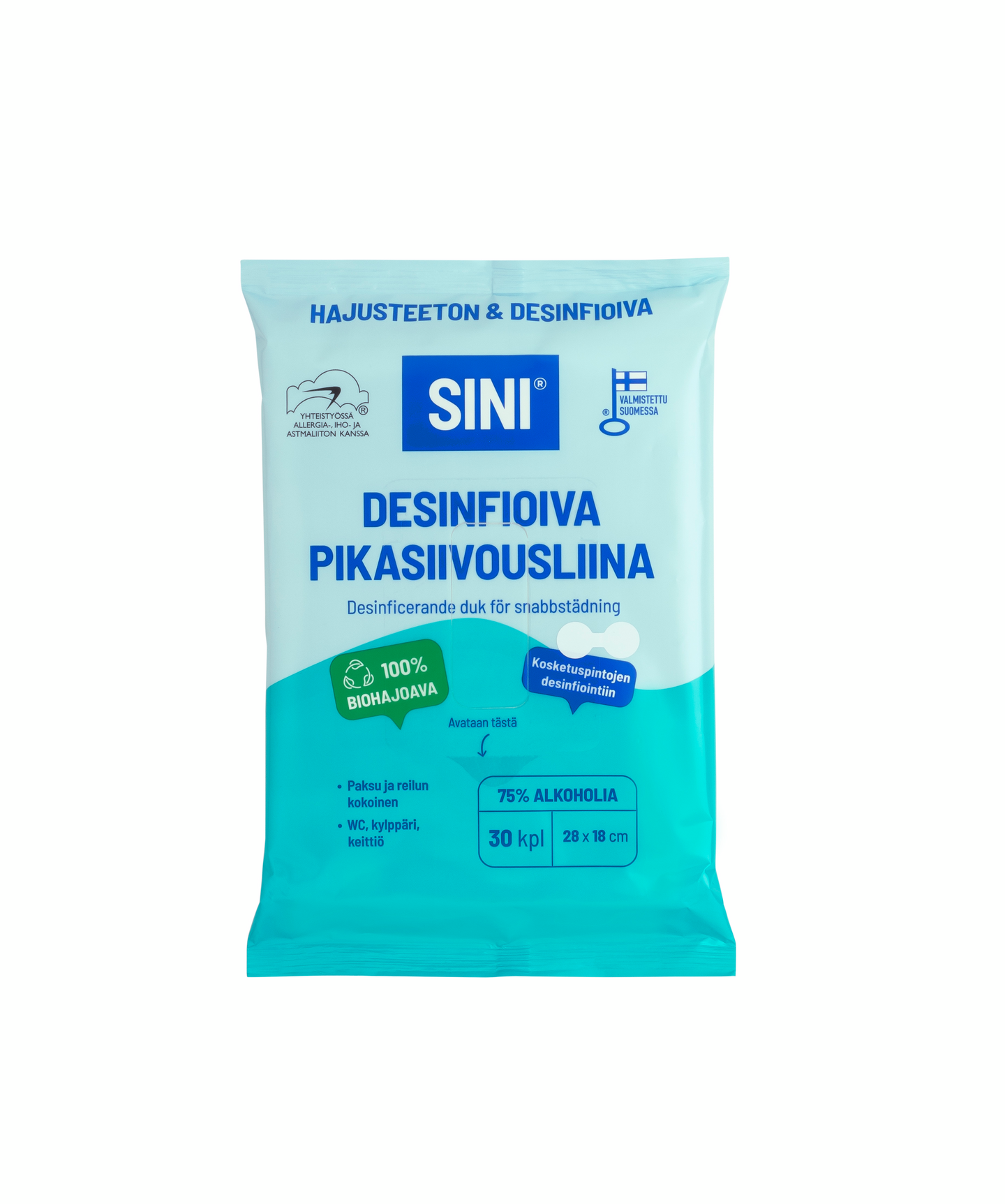 Sini desinfioiva pikasiivousliina 30 kpl