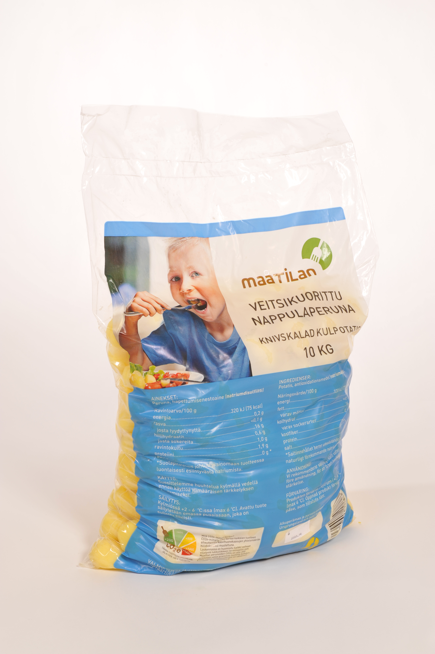 Maatilan kuorittu nappulaperuna 10kg Suomi