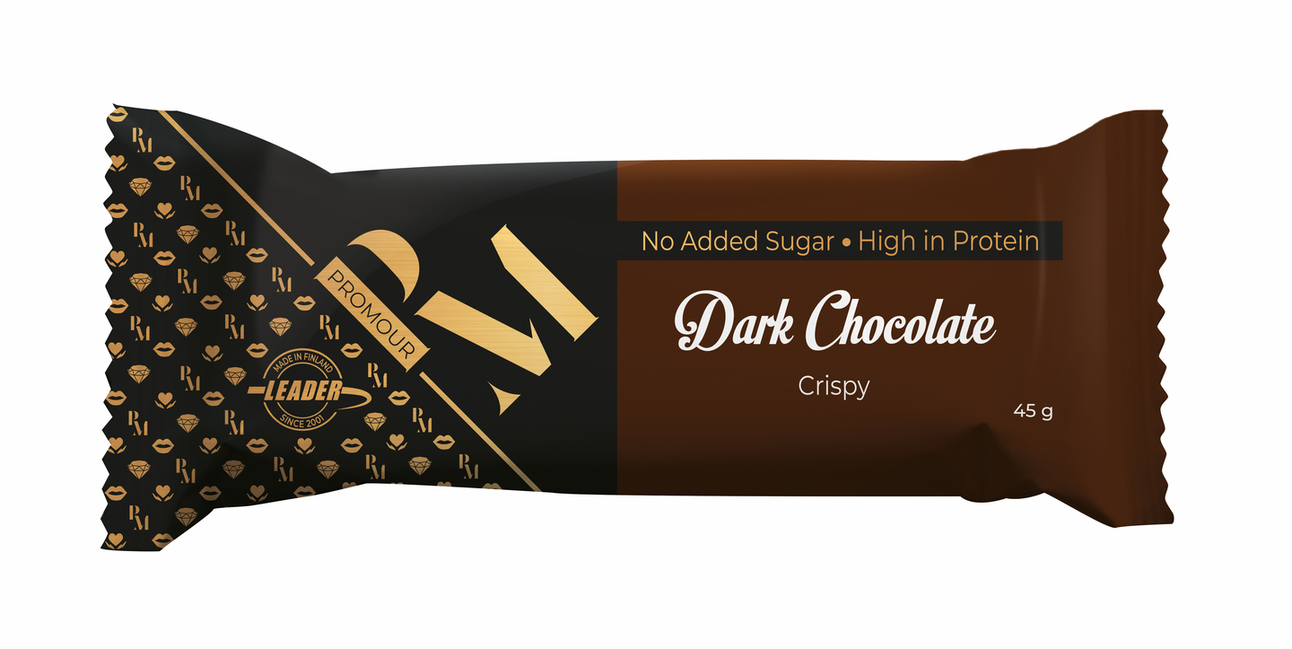 Leader Promour proteiinipatukka tummansuklaanmakuinen 45 g