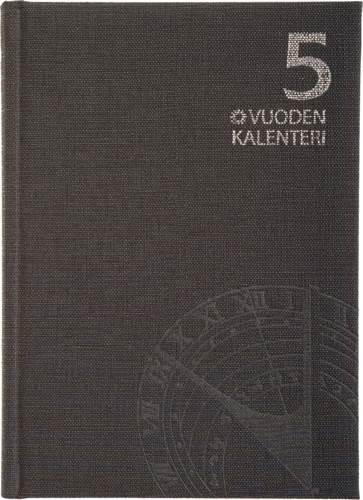 Ajasto, 5 v. pöytäkalenteri A5, päiväämätön harmaa