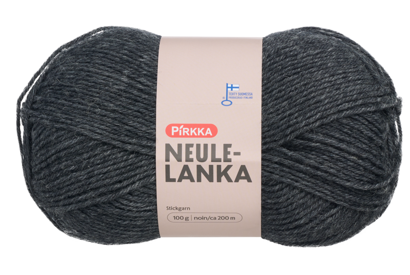 Pirkka neulelanka 100g 0951 musta