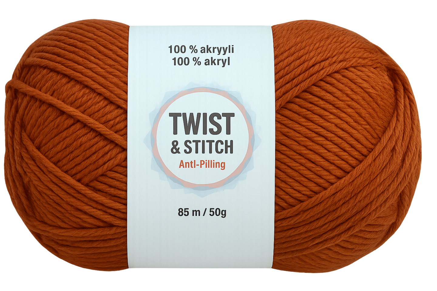 Twist&Stitch akryylilanka 50g 178 ruoste