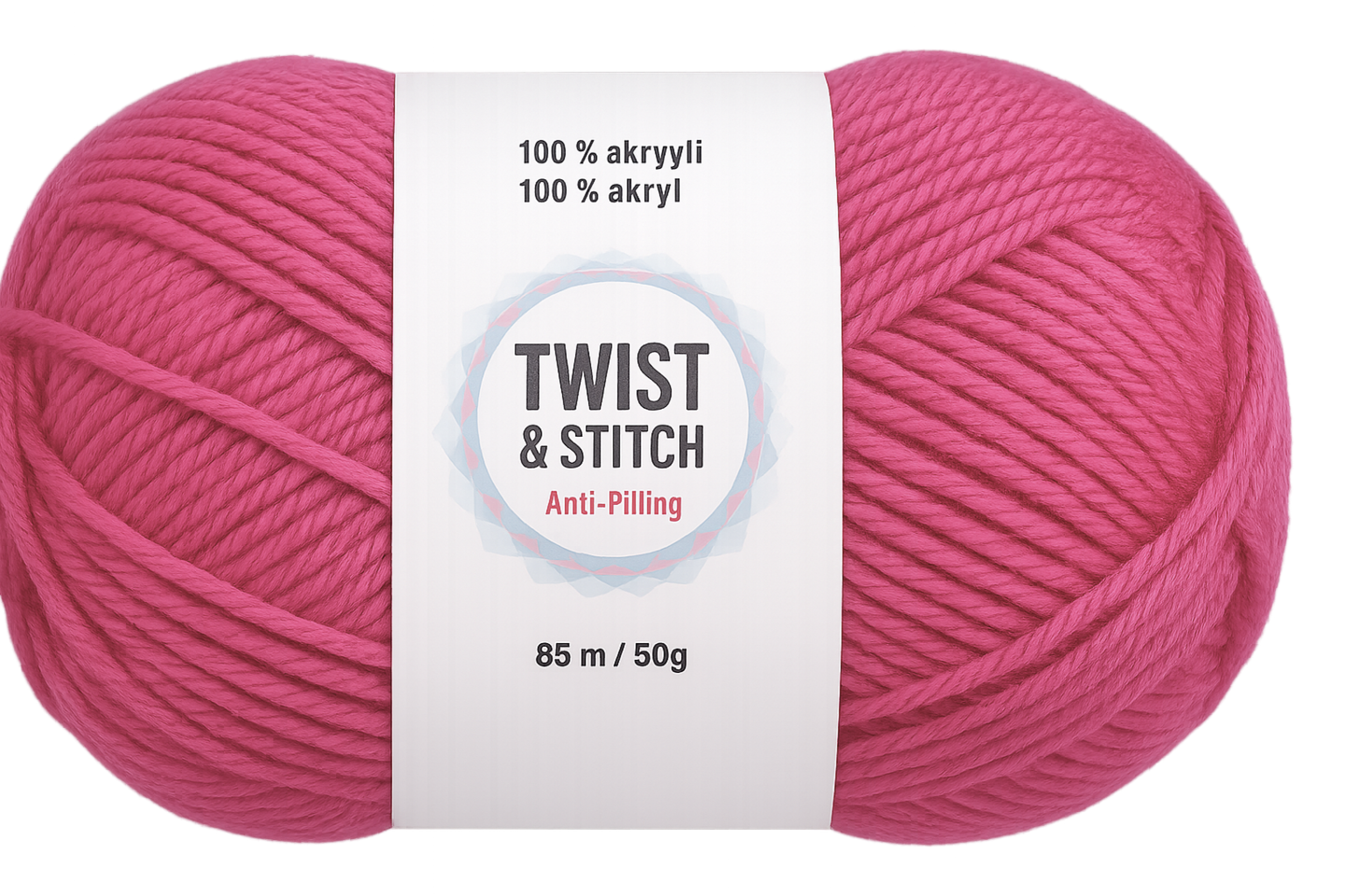 Twist&Stitch akryylilanka 50g 5278 pinkki