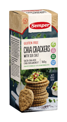 Semper 160g chia suolakeksit gluteeniton