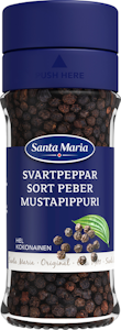 Santa Maria Mustapippuri kokonainen, purkki 35g