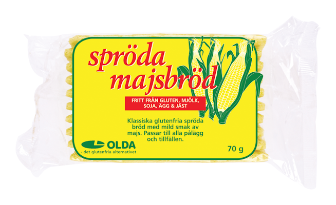 Oldana rapea maissileipä 70g gluteeniton