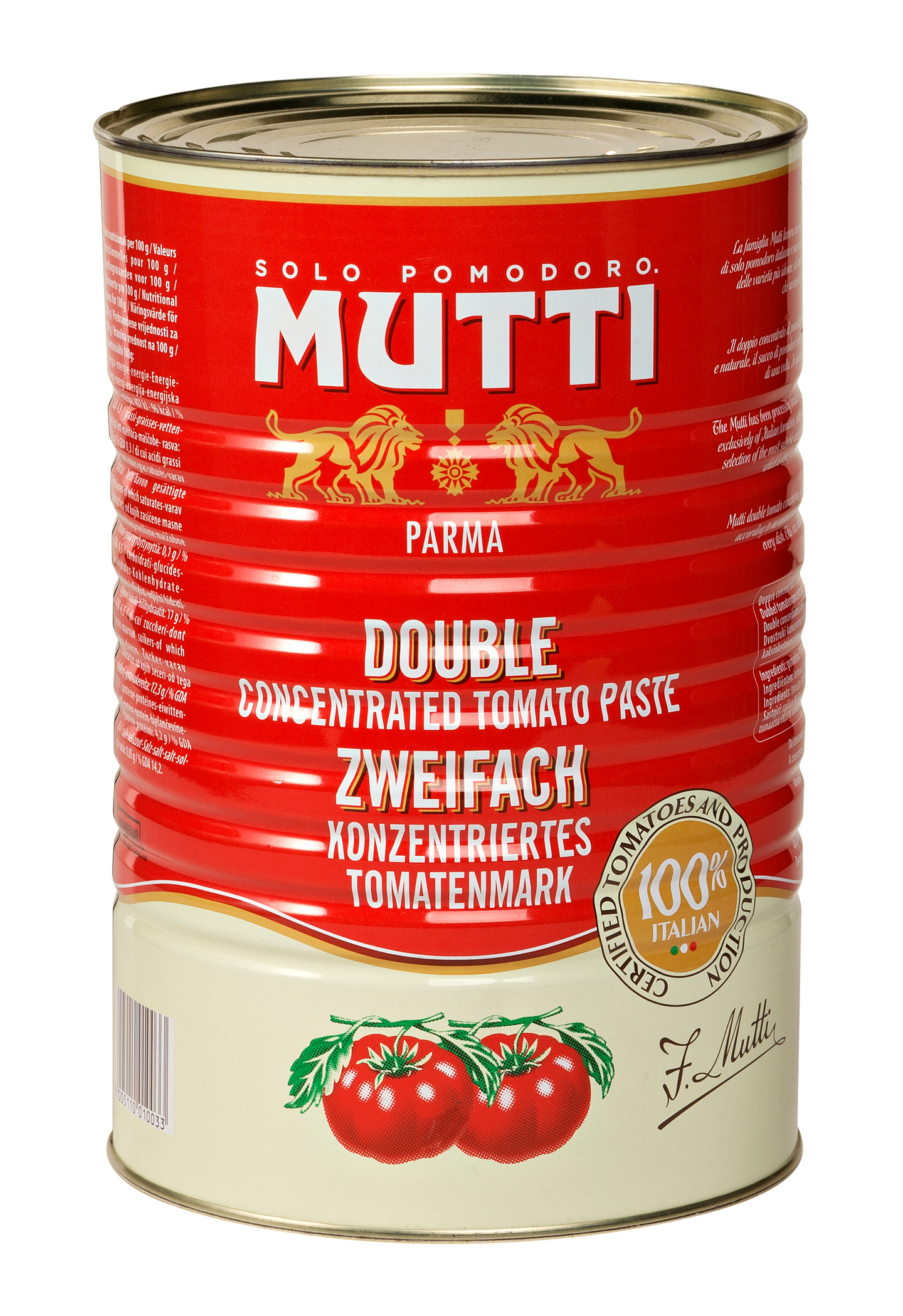 Mutti tomaattipyre 4500g kaksinkertaisesti tiivistetty