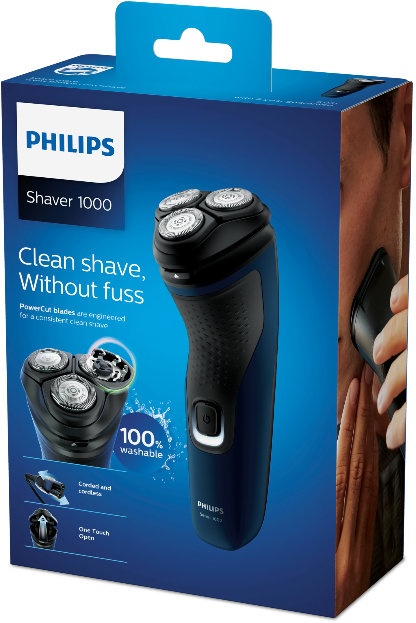 Philips Shaver Series 1000 S1131/41 -parranajokone