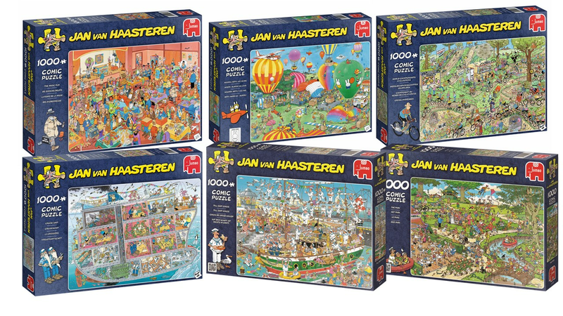Jan Van Haasteren palapeli 1000 kpl lajitelma